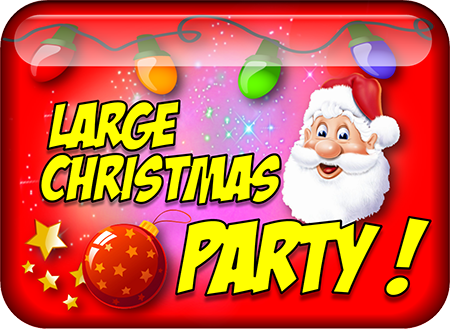 Large Christmas party icon
